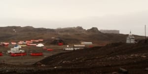 Bellingshausen base in Antarctica
