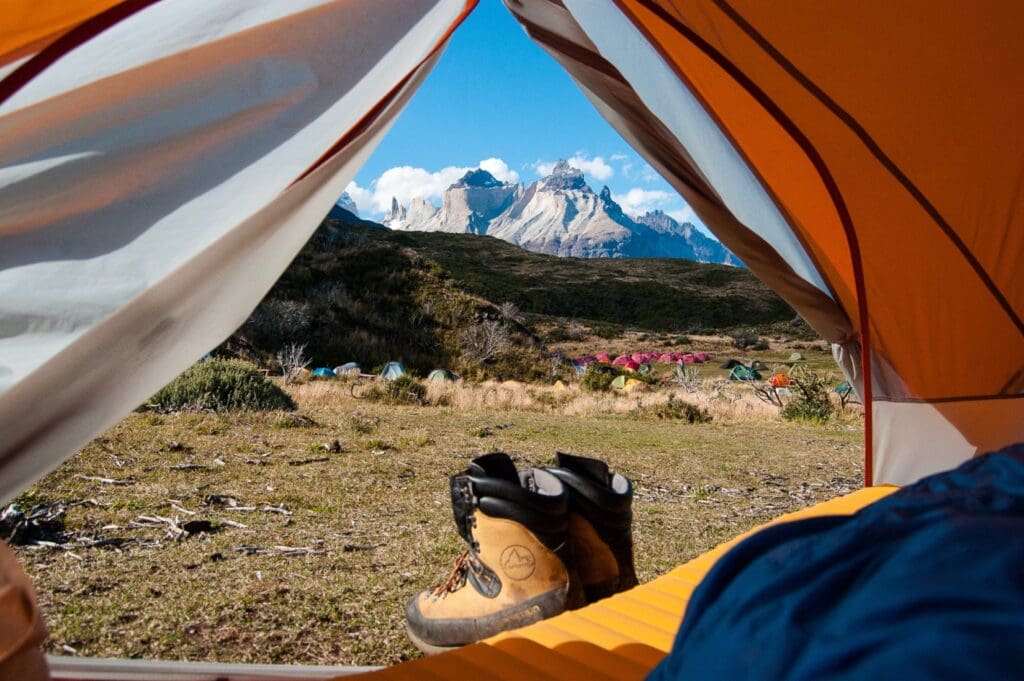 Premium camping with scenic views on Torres del Paine W Trek