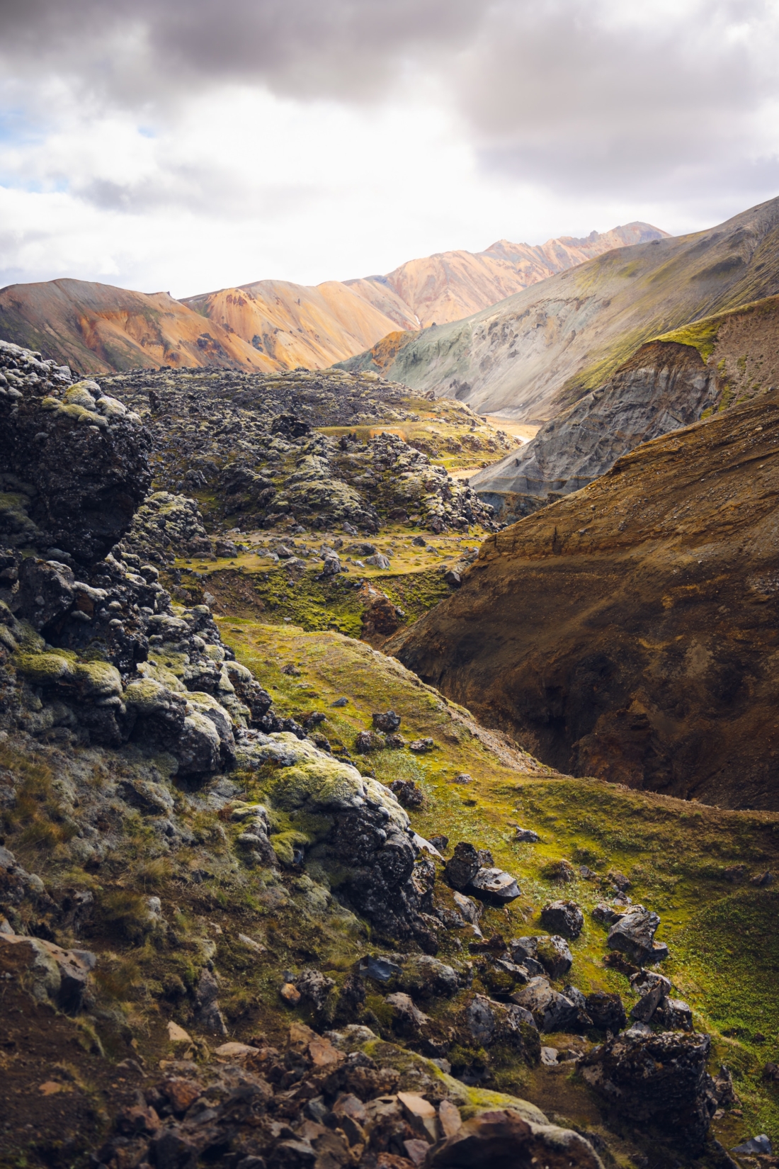 Hiking along the Laugavegur Trail will showcase the magnificence of Iceland’s geography