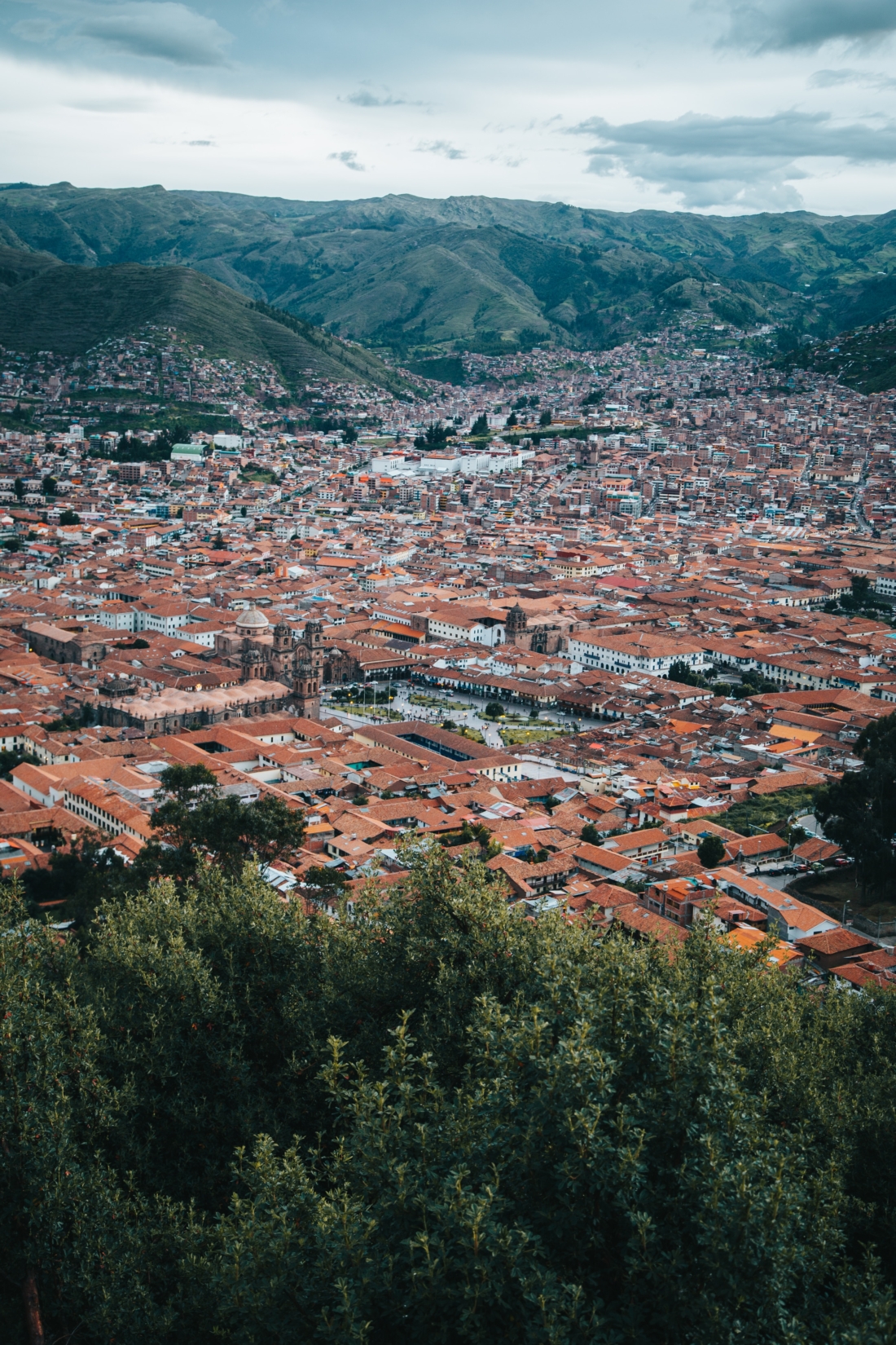 Bird's Eye View of Cusco
