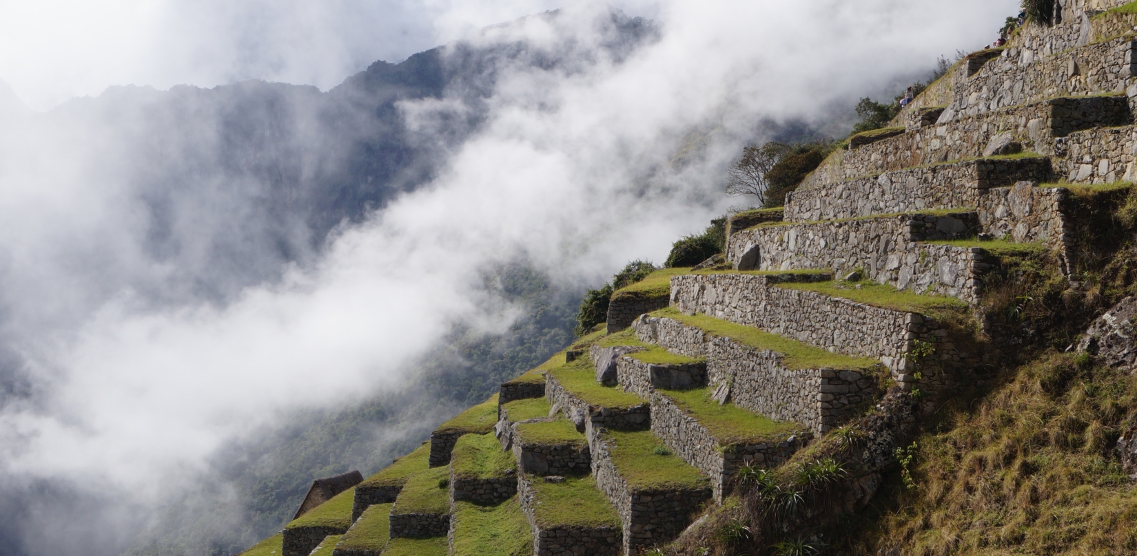 Steps at the Machu Picchu Ruins